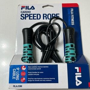 Fila cardio speed rope jump rope 9 feet long. NIB